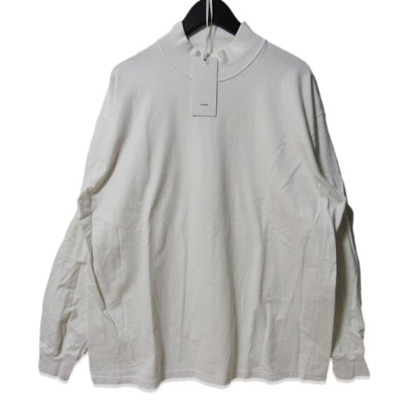 Graphpaper 長袖シャツ Graphpaper グラフペーパー 長袖モックネックTシャツ GU213-70057B L