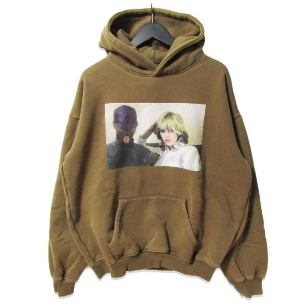 VIOLET x DAVID ENTH ヴァイオレット プルオーバーパーカー ON A VIOLET HIGH HOODIE デイビッドエンス 染色加工 ブラウン M 27112784 VIOLET x DAVID ENTH ヴァイオレット プルオーバーパーカー ON A HIGH