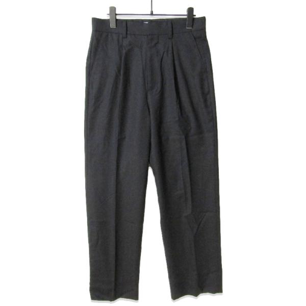 Cornier コルニエ スラックス ウール 1タック ウォッシャブル 日本製 ブラック 黒 S 27113859 Cornier コルニエ スラックス ウール 1タック ウォッシャブル 日本製