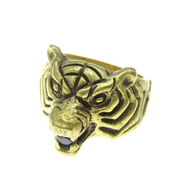 CALEE キャリー リング TIGER RING 14AW030AC タイガー ブラス