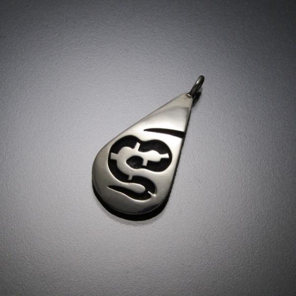 HOPI ホピ族 オーバーレイ シルバーネックレストップ ペンダントトップ