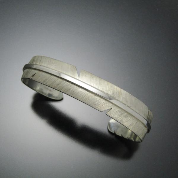 美品 Michael Kirk イスレタ族 バングル フェザー マイケル