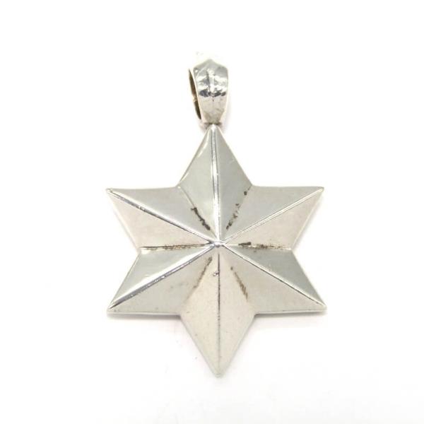 CALEE STAR HEAD ネックレスヘッド 星型 シルバー CALEE - SILVER STAR CONCHO NECKLACE (SILVER) / シルバー