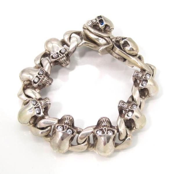 GHOST ゴースト ブレスレット SKULL LINK BRACELET スカル 7 GHOST ゴースト ブレスレット SKULL LINK BRACELET スカル 7