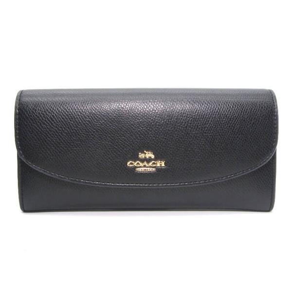 COACH コーチ 長財布 エンベロープ クロスグレイン F52628 大容量
