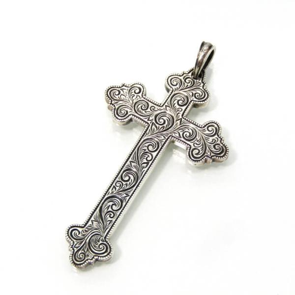 ANTIDOTE アンチドート Engraved Cross ANTIDOTE BUYERS CLUB アンチドートバイヤーズクラブ ペンダント