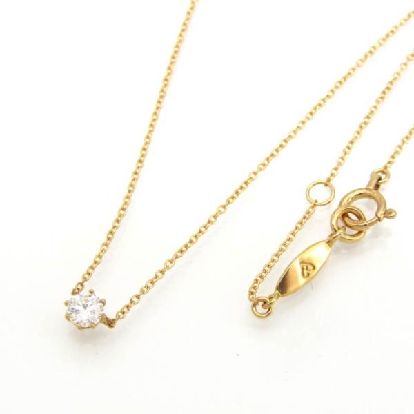 美品 AHKAH アーカー ネックレス ソルティアラウンド K18YG