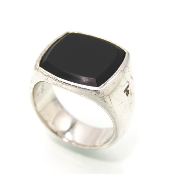 TOM WOOD トムウッド リング Cushion Onyx Ring #50 クッション