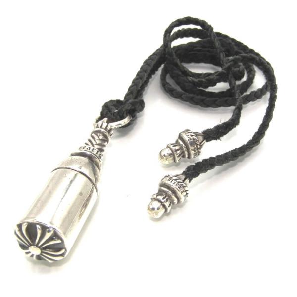 クロムハーツ　ピルケース　トップ　ネックレス クロムハーツ Chrome Hearts PILL FOB/ピルケース シルバー