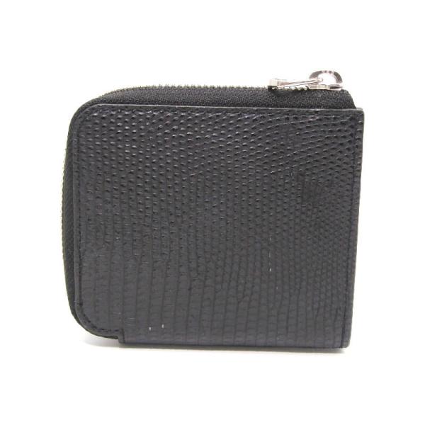 ITTI コンパクトウォレット KUROZAN ITTI イッチ コンパクトウォレット KUROZAN LIZARD L字ファスナー 本漆