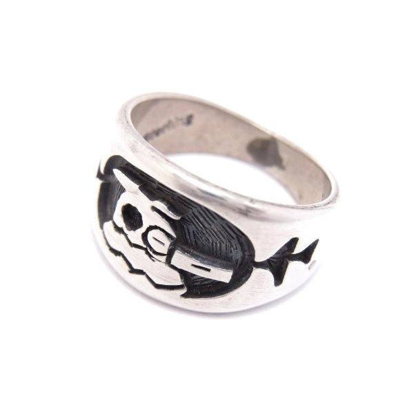 美品 Iva Casuse ホピ族 オーバーレイ リング 10号 カチナ 未使用 Hopi インディアンジュエリー 中古 クラシック 通販 Yahoo ショッピング