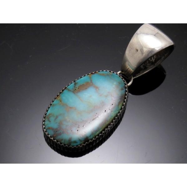 T.Skeets ナバホ族 ターコイズ ペンダント トップ シルバー