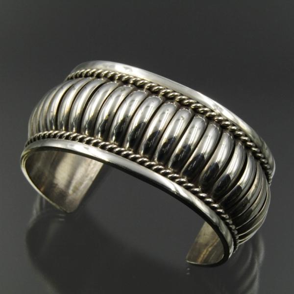 ナバホ族 バングル（チャーリー＝ジョン） 60サイズ 美品