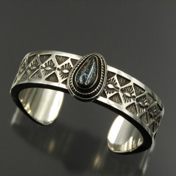 Leonard Nez ナバホ族 バングル ターコイズ ヘビーゲージ レオナルド