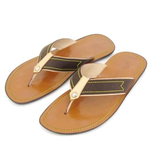 Louis Vuitton レザーサンダル ブラウンメンズ 41 楽天市場】ルイヴィトン サンダル（メンズ靴｜靴）の通販