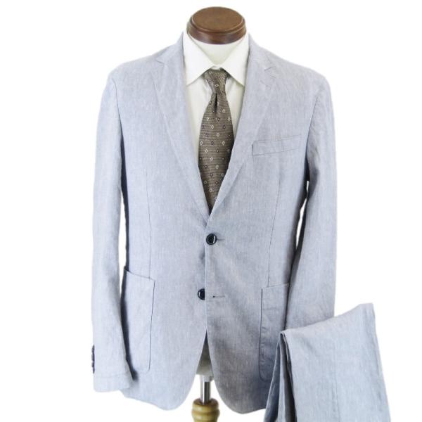 HUGO BOSS ヒューゴボス スーツ 2釦 リネン Hanry3-w 麻 セットアップ