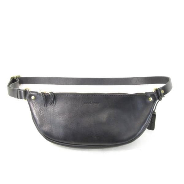 美品 analogico アナロジコ アークショルダー レザー ショルダーバッグ