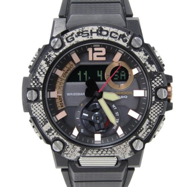 CASIO超美品！使用1回だけ腕時計ラバーGST-8400フリーサイズ 黒