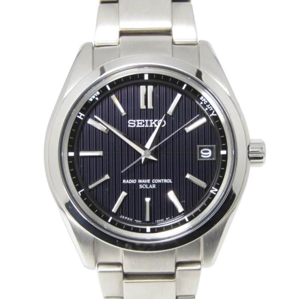 【良品】7B24-0BH0セイコーブライツ電波ソーラーチタン腕時計sagz083 SEIKO セイコー BRIGHTZ SAGZ083 7B24-0BH0 電波ソーラー