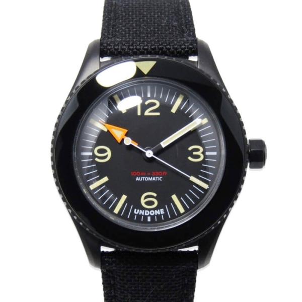 美品 UNDONE アンダーン Basecamp Classic Blackout NH35A 自動