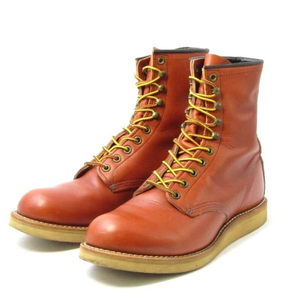 レッドウイング　REDWING プレーントゥブーツ　8D 2940 レッド・ウイングのクラシックな8インチ-プレーン・トゥ / RED