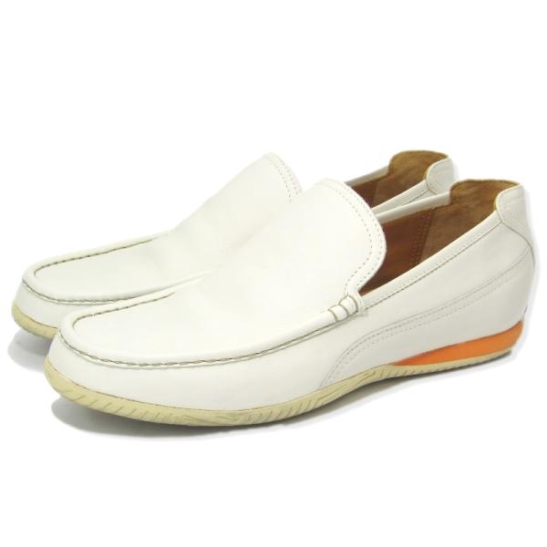 エルメス　HERMES ローファー　革靴　スリッポン　Hロゴ エルメス スリッポン ローファー メンズ SIZE 42 1/2 HERMES