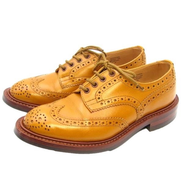Tricker's 美品 トリッカーズ UK6 ダービーブローグシューズ