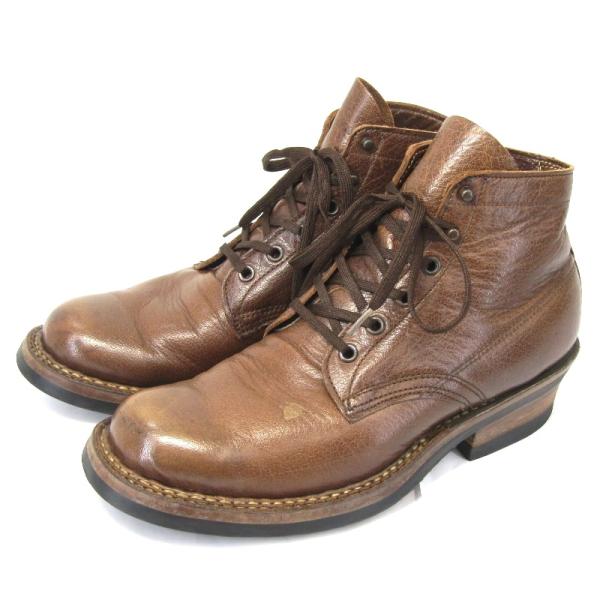 美品 WHITE'S BOOTS ホワイツ US8E 26cm セミドレス ウォーターバッファロー ワークブーツ 水牛 WATER BUFFALO ブラック 黒  35005723 WHITE'S BOOTS（ホワイツブーツ） ホワイツ US8E 26cm セミドレス