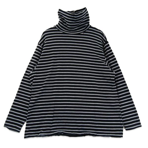 Porter Classic ストライプ タートルネック カットソー S PORTER CLASSIC アーティスト ボーダー タートルネック | PORTER