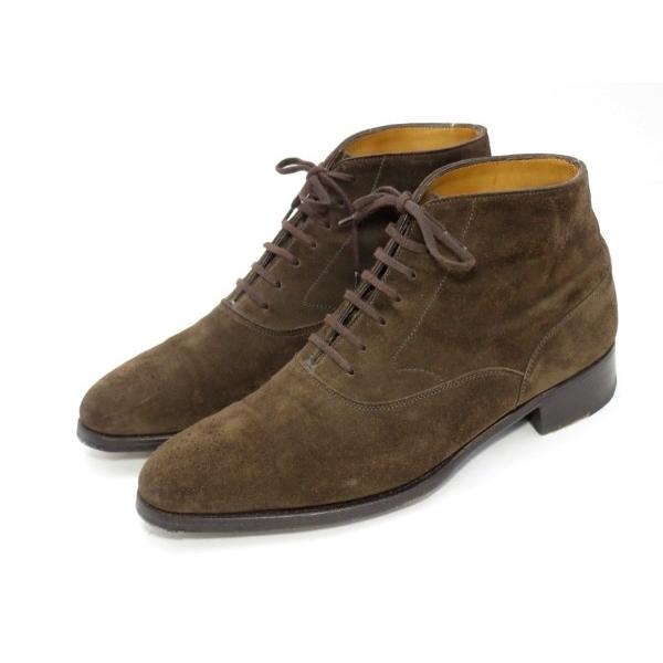 JOHN LOBB ジョンロブ CANONBURY スエード ブーツ 5.5D 中古 レース 