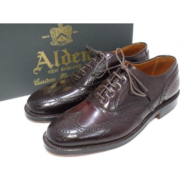 ALDEN 未使用 Alden オールデン #96070 シェルコードバン ウイング  