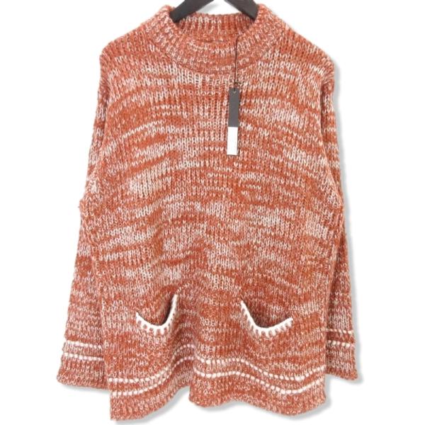EASY TO WEAR MOHAIR REDニット 5G CN