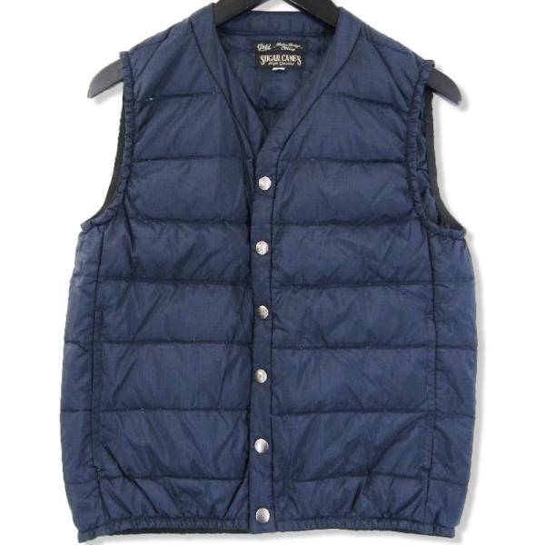 Sugar Cane ダウンベスト ネイビー classic_43004363