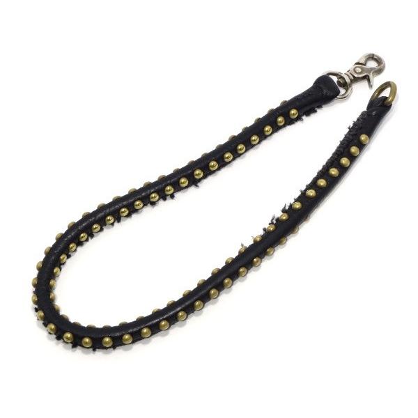 CALEE 難有 キャリー LEATHER STUDS WALLET CORD レザー スタッズ  