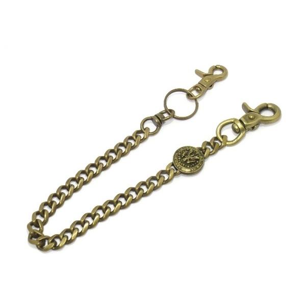 CALEE キャリー EAGLE CONCHO WALLET CHAIN BRASS イーグルコンチョ  