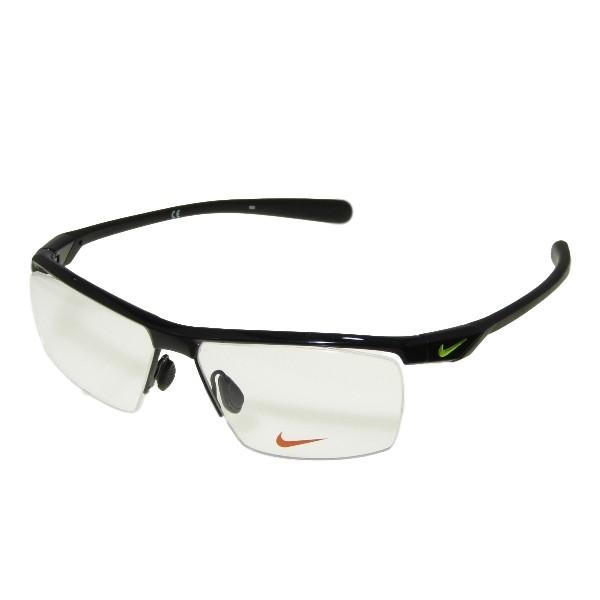 ナイキNike スポーツメガネ ブラック/ブルー VORTEX 7075/2 NIKE メガネフレーム ナイキ ボルテックス 7070/2 57サイズ