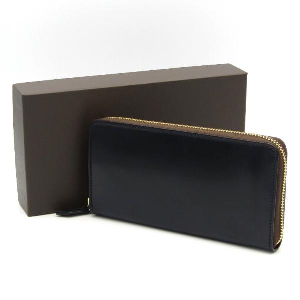 未使用 Cocomeister ココマイスター 長財布 シェルコードバン アーチデューク ラウンドファスナー ネイビーブルー レザー 革 中古 50009235 50009235 クラシック 通販 Yahoo ショッピング