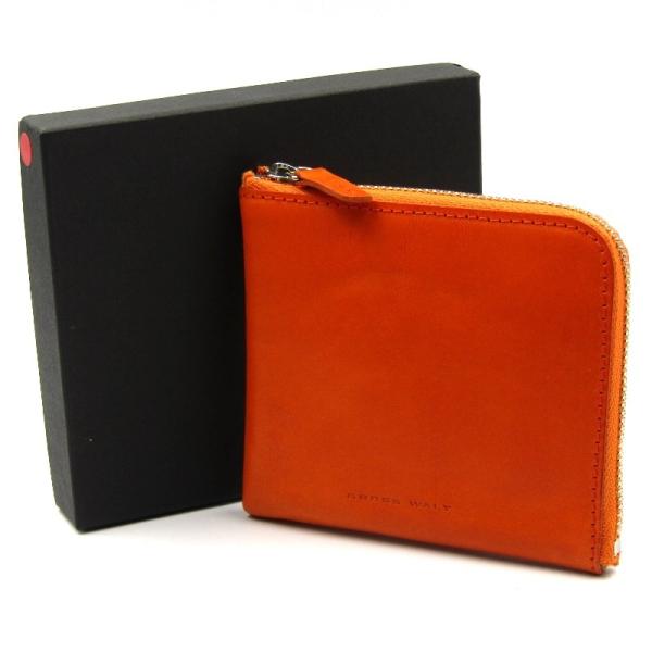 ハーフウォレット 未使用 GROSS WALT グロースヴァルト ミニ財布 L字ジップ