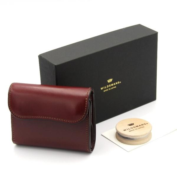 良品 WILDSWANS ワイルドスワンズ 三つ折り財布 ENO サドルプル