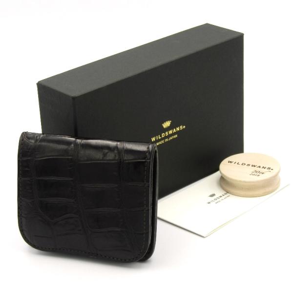 WILDSWANS PALM パーム 二つ折り財布 ブラック ワイルドスワンズ WILD SWANS | ワイルドスワンズ PALM V2 for Begin 別注コード