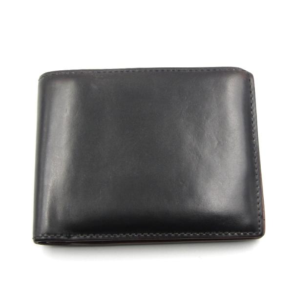 GANZO ブラック 二つ折り財布 箱付き classic_50011637