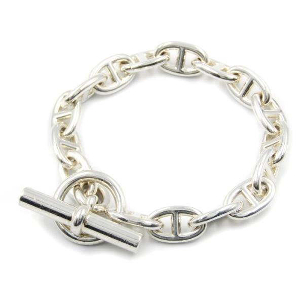 【新品未使用】HERMES エルメス　シェーヌダンクルブレスレットMM16 新品未使用 希少 HERMES シェーヌダンクル PM 16 コマ - メルカリ