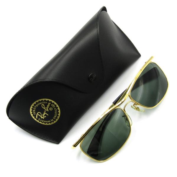 極希少 美品 ボシュロム社製 USA製 Ray-Ban レイバン B&L GIG LAMPS 1950s-1960s B&L RAYBAN SHOOTER 1/10 12KGF size 62
