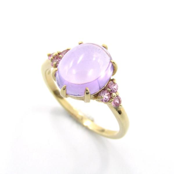 美品 Bizoux ビズー リング トレゾール K10PG ピンクアメジスト