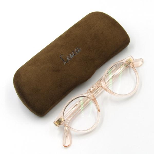 ドレスヒッピーLesca型 クリアフレーム ヴィンテージ サングラス メガネ Lesca LUNETIE(レスカ ルネティエ)人気クラウンパントモデル再入荷