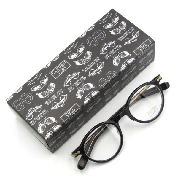 EYEVAN7285 ボストン型メガネ 美品 EYEVAN7285 アイヴァン7285 メガネフレーム MODEL.645