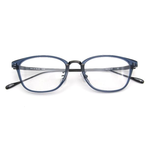 【未使用】SOLID BLUE ソリッドブルー S-51マットブラック チタン 未使用 SOLID BLUE ソリッドブルー メガネフレーム S-260 日本製 4