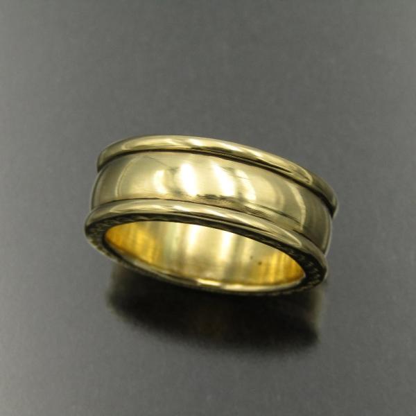 良品 Perry Shorty ナバホ族 リング 18K ペリーショーティー スタンプ