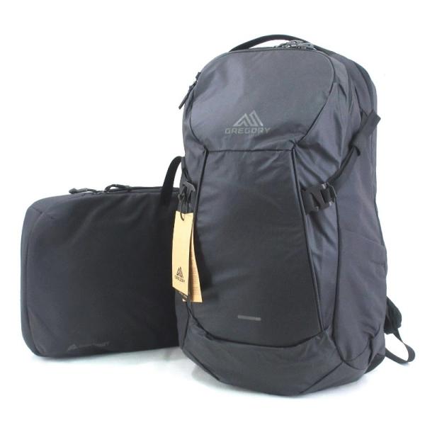 未使用 GREGORY グレゴリー バックパック JUXT28 ジャクスト28 リュック 1327100413 PCケース ブラック 黒 バッグ 鞄  中古 60006742