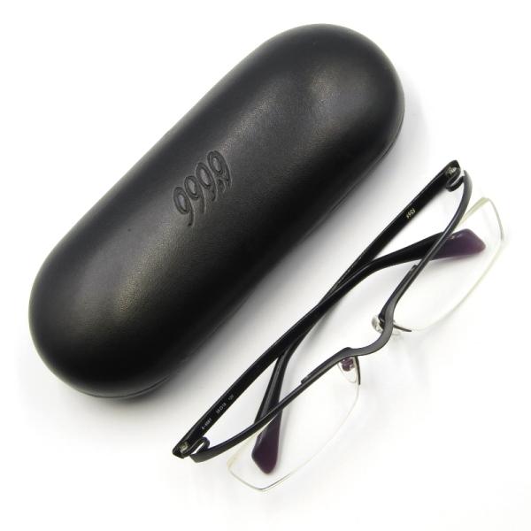 美品 999.9 フォーナインズ S-800T ハーフリム サングラス 999.9（アイウェア） 999.9 フォーナインズ メガネフレーム S-800T